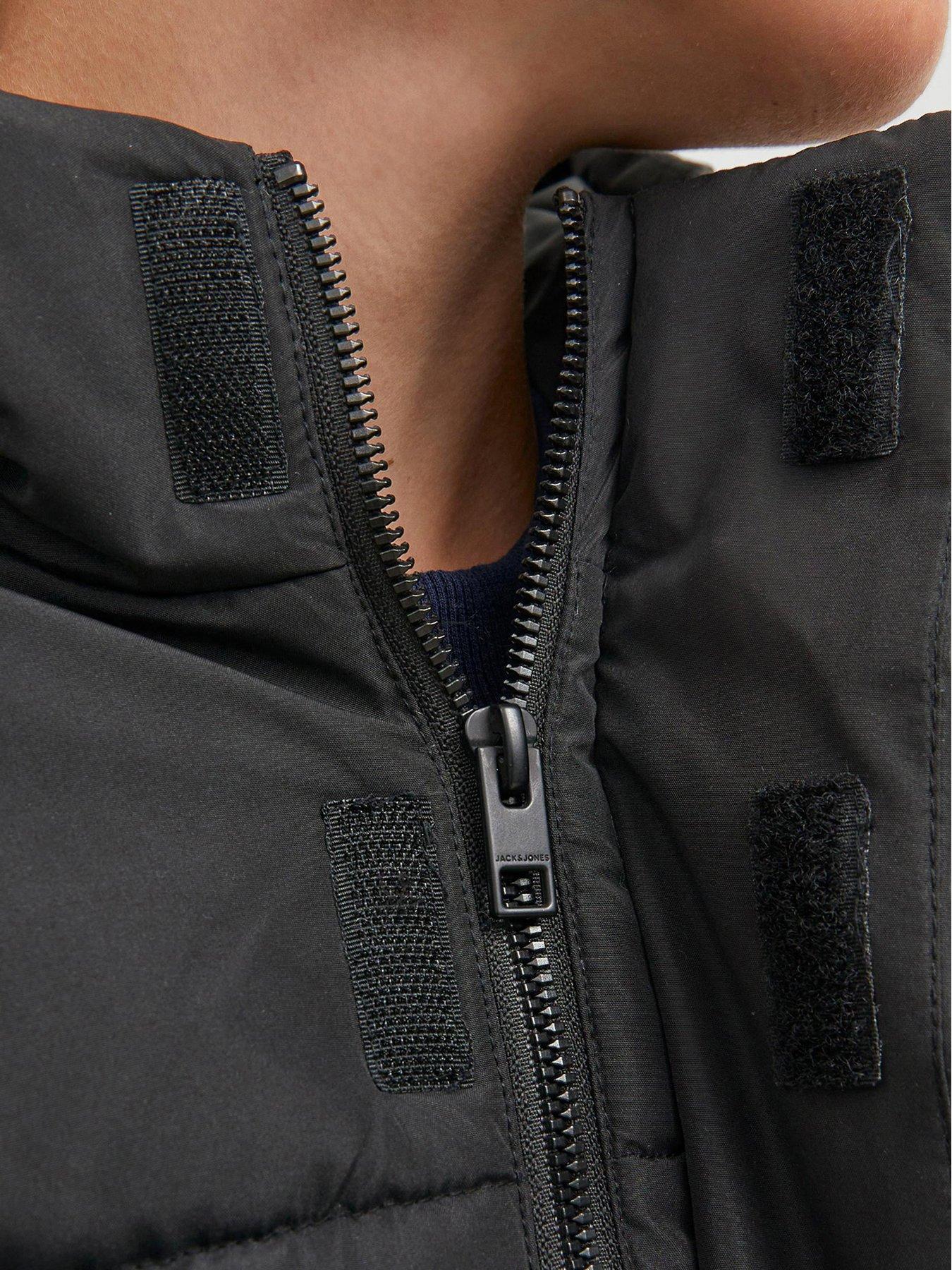 Image 5 of 5 of Jack & Jones Junior Boys Speed Padded Jacket - Black