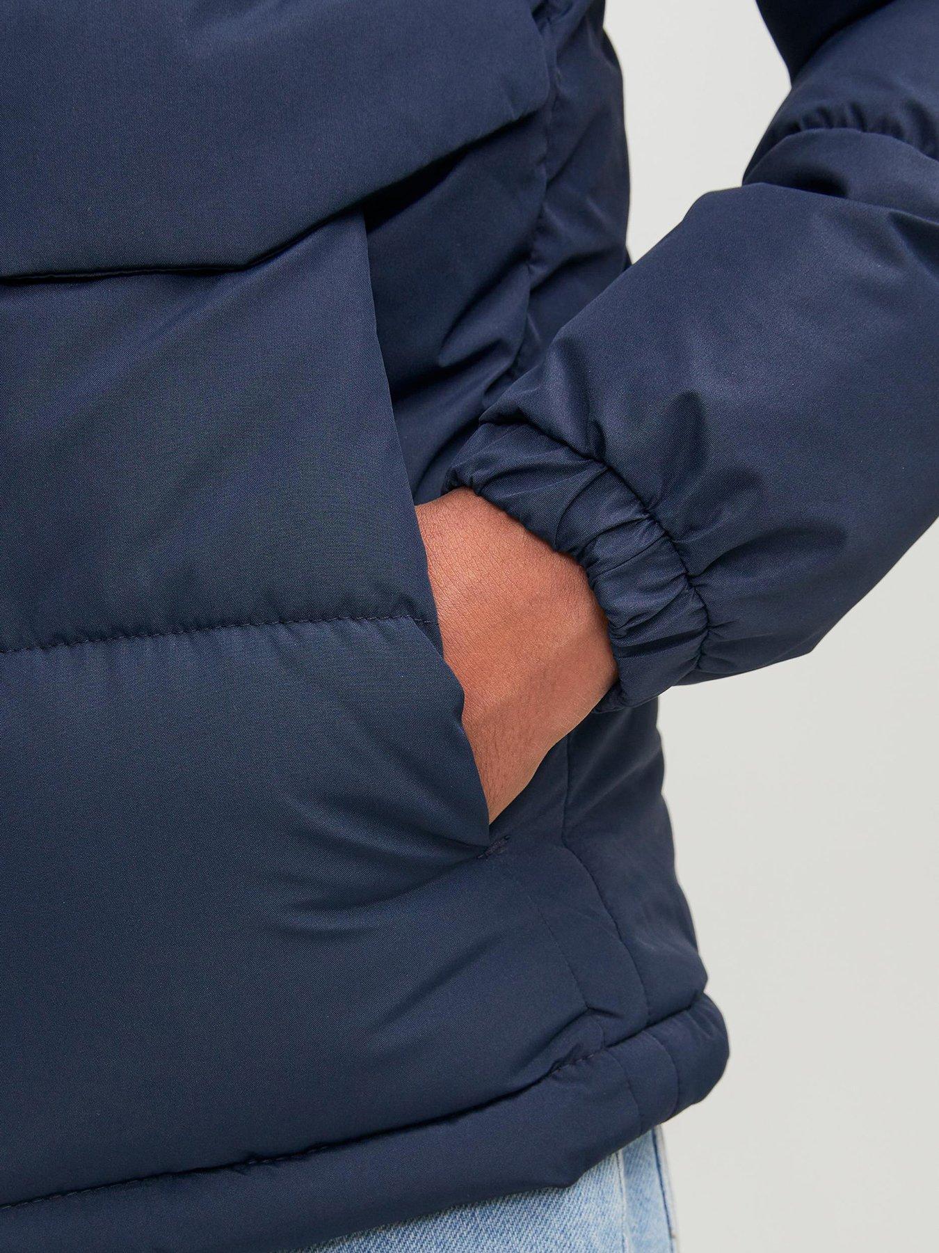 Image 4 of 4 of Jack & Jones Junior Boys Speed Padded Jacket - Navy Blazer