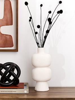 Product photograph of Very Home Abstract Totem Stack Vase from very.co.uk