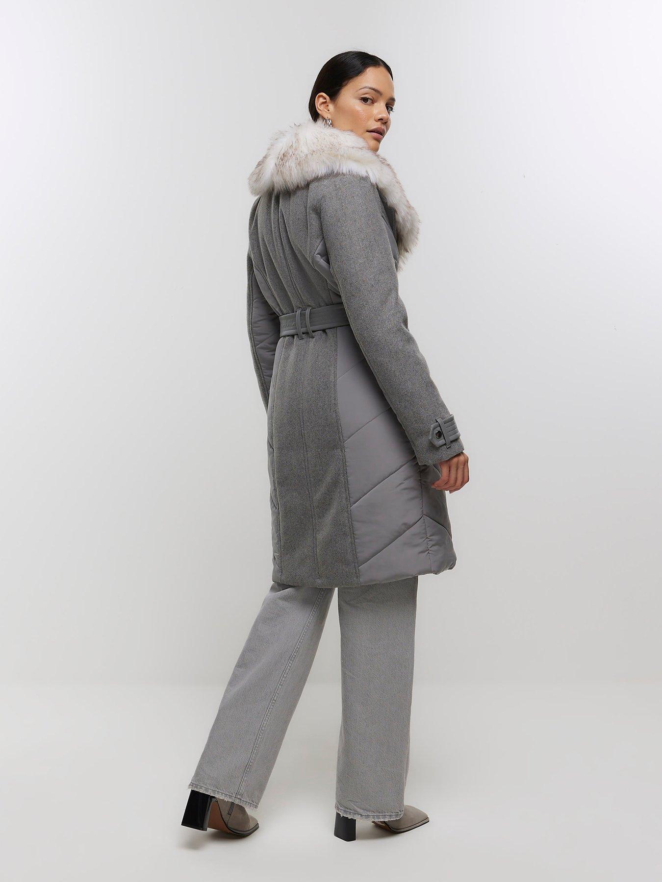 Grey river island on sale coat