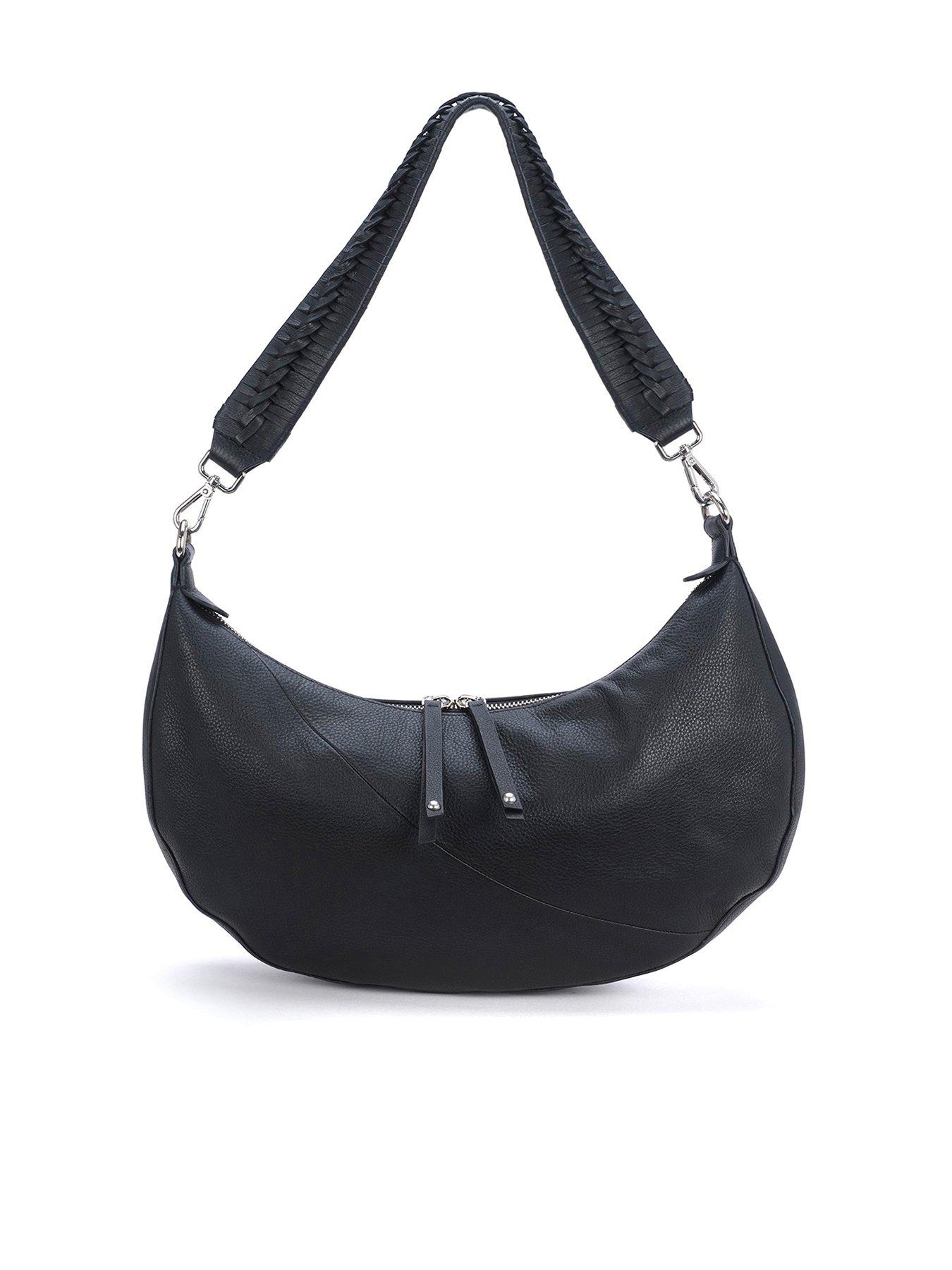 Ladies black slouch online bag