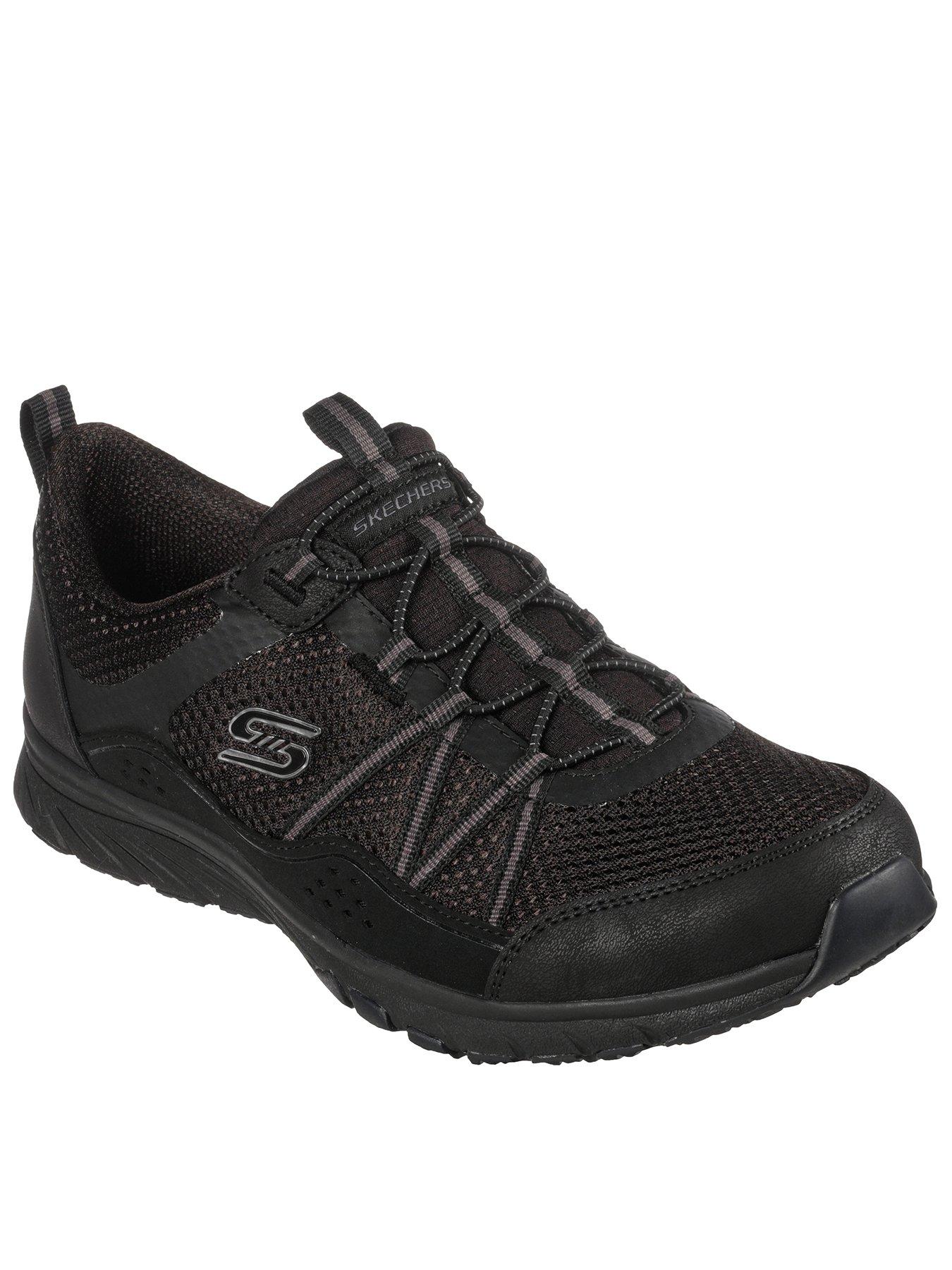 Skechers Gratis Sport Mesh Hotmelt Trainers - Black