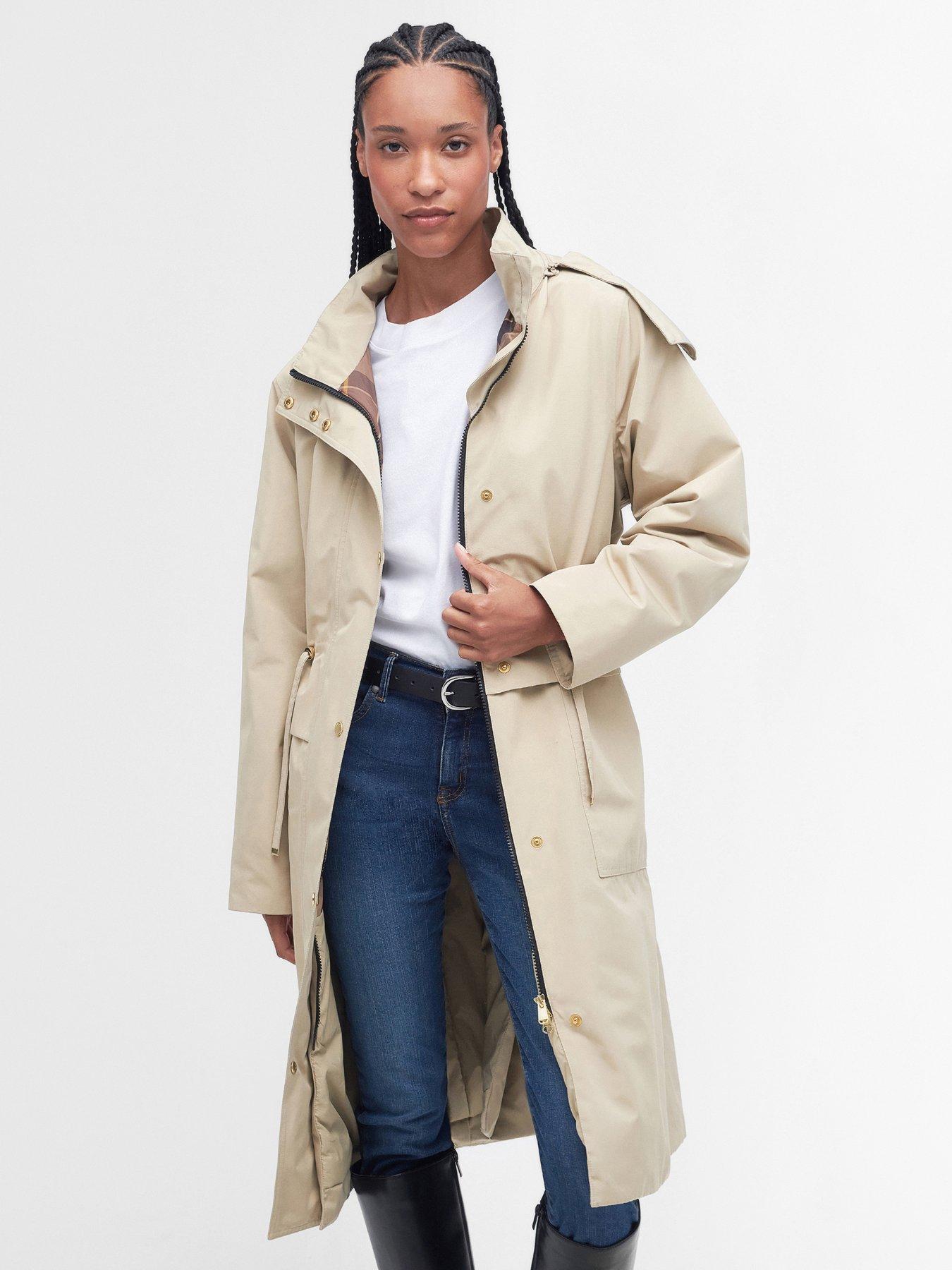 Beige trench on sale