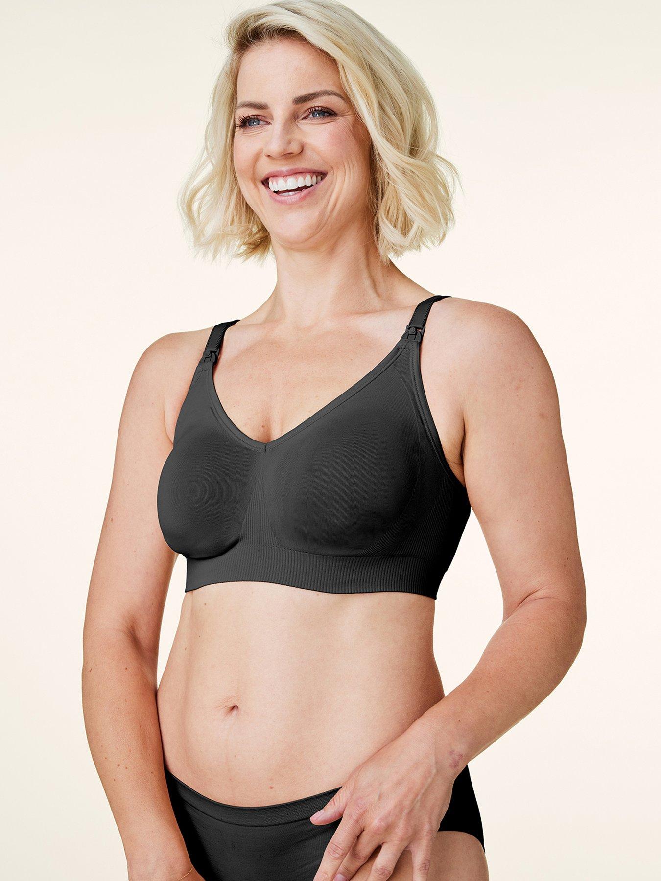 Body Silk Seamless Nursing Bra Black