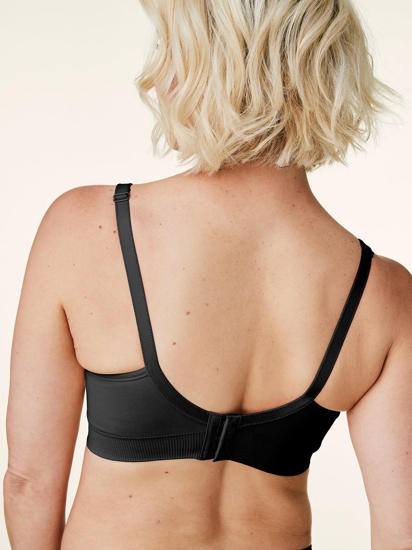 Bravado Body Silky nylon soft seamless nursing bra in black - BLACK