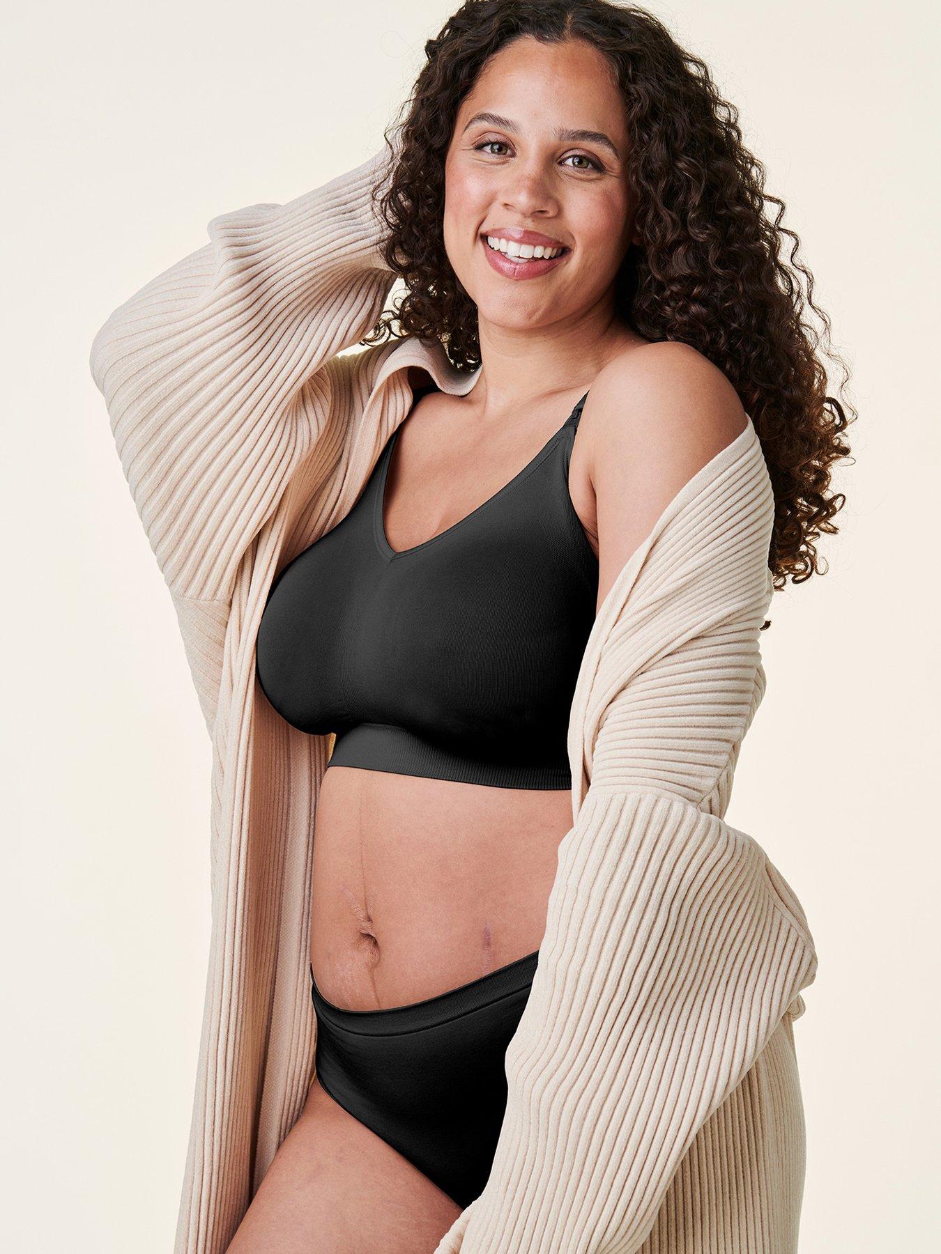 undefined Body Silk Full Cup Seamless Nursing Bra - Black
