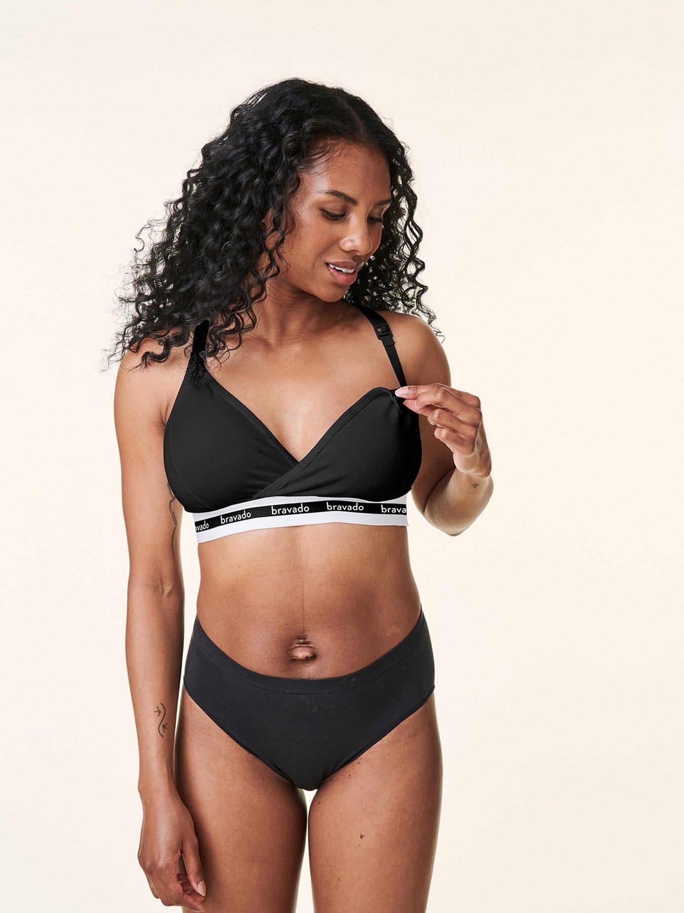 Bravado Original cotton nursing bra in black