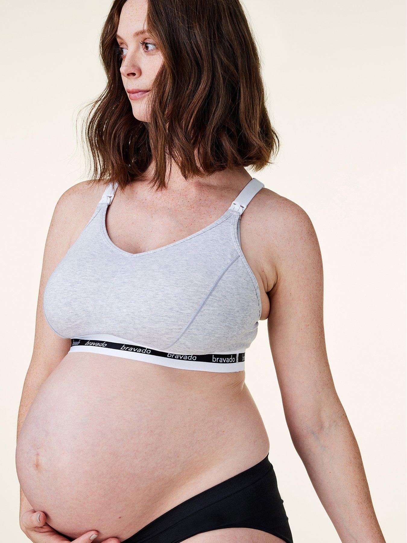 Image 4 of 6 of Bravado Designs Full Cup Original Nursing Bra - Grey