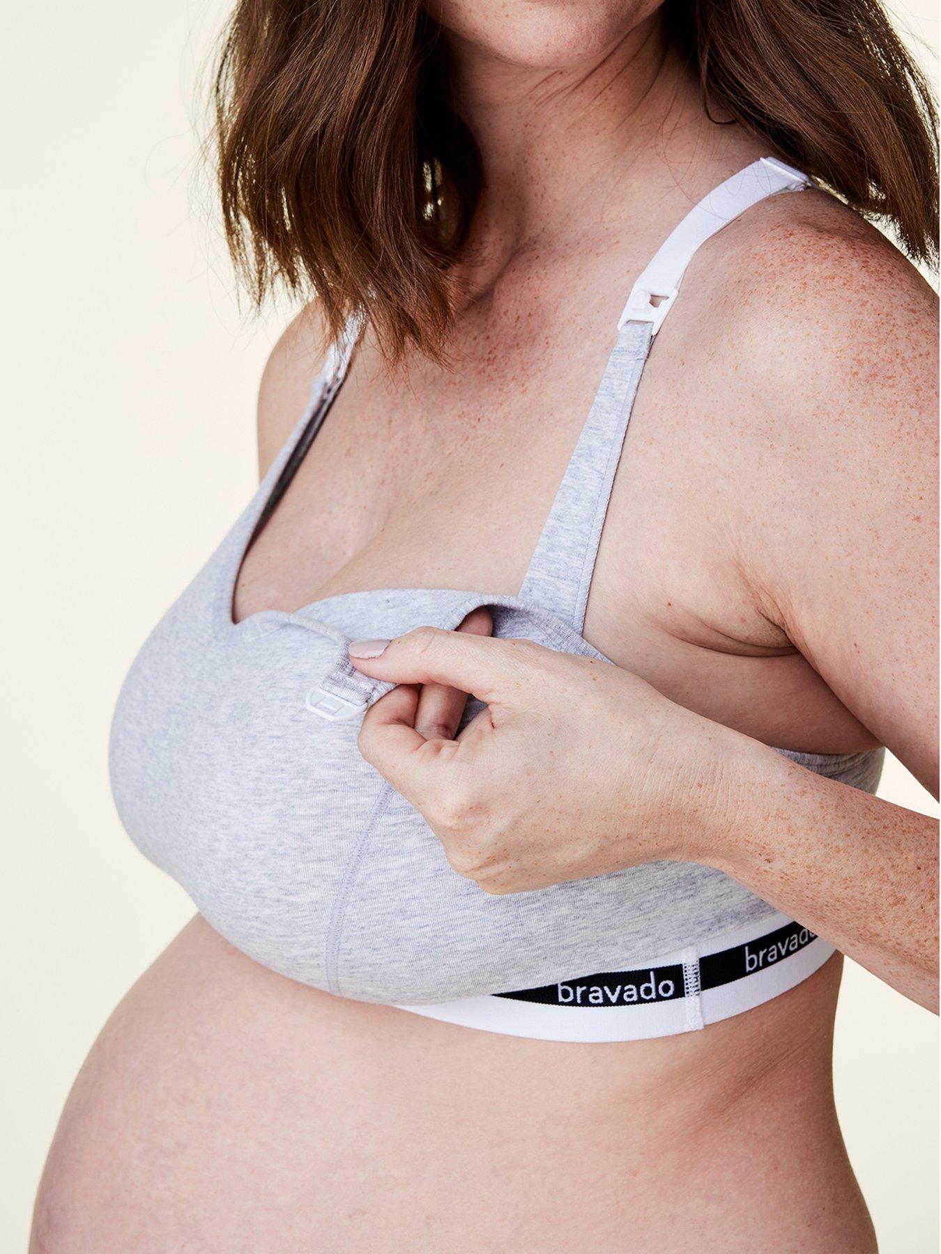 Image 5 of 6 of Bravado Designs Full Cup Original Nursing Bra - Grey