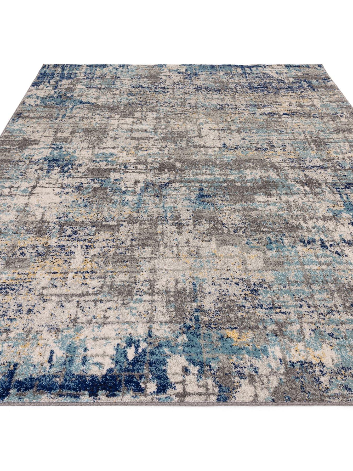 Image 2 of 5 of Asiatic Nova Illusion Blue Rug