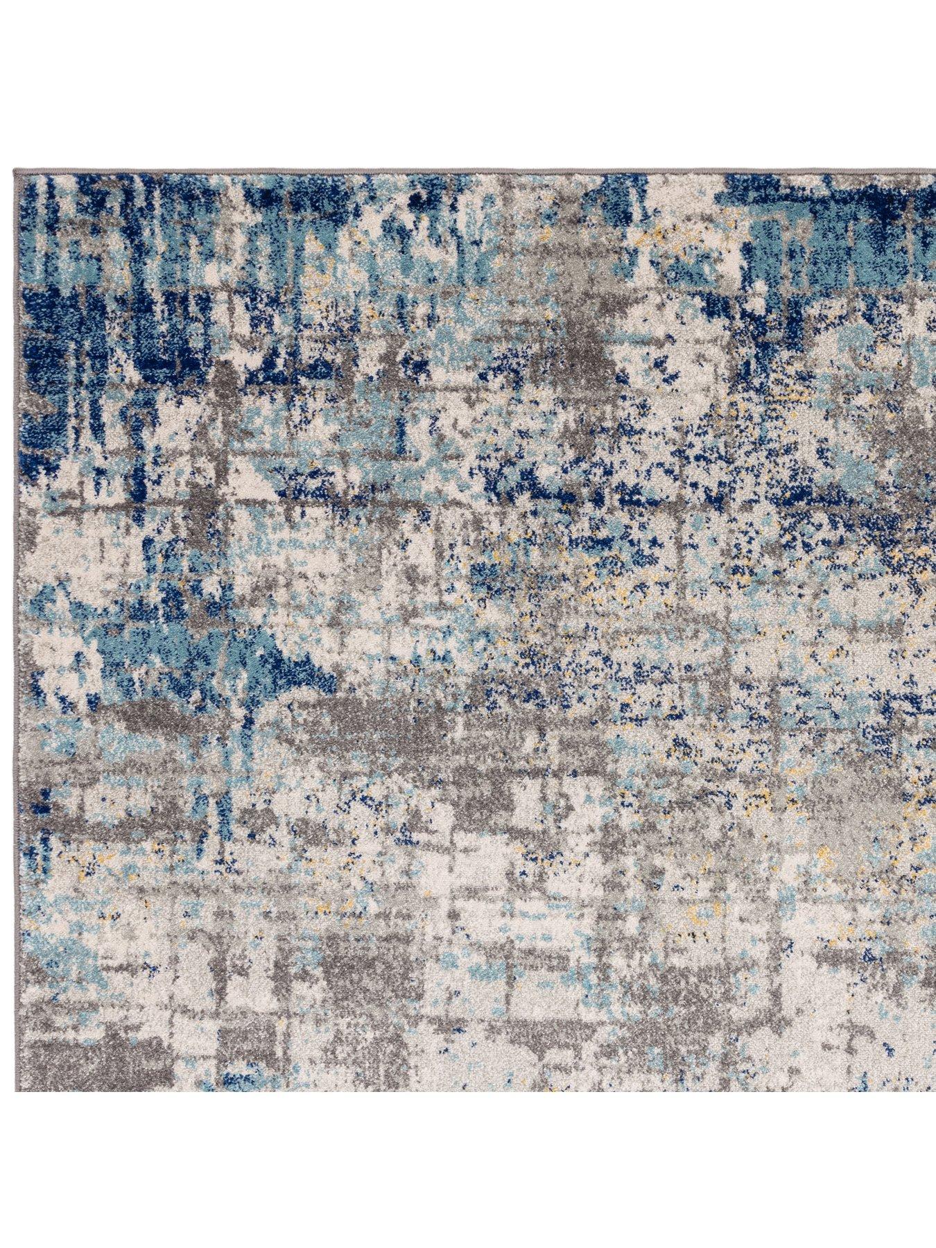Image 3 of 5 of Asiatic Nova Illusion Blue Rug