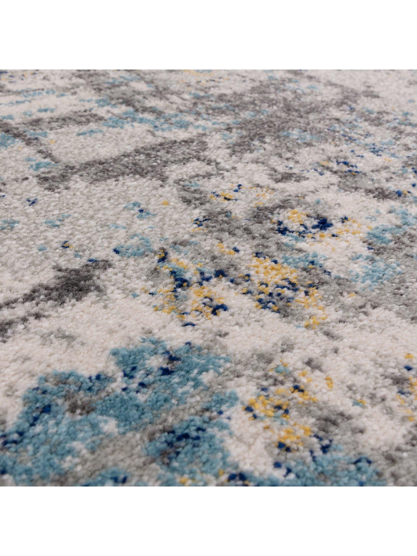 Image 5 of 5 of Asiatic Nova Illusion Blue Rug