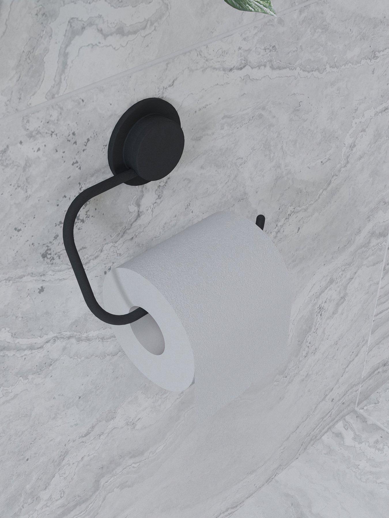 Croydex Stick 'n' Lock Toilet Roll Holder