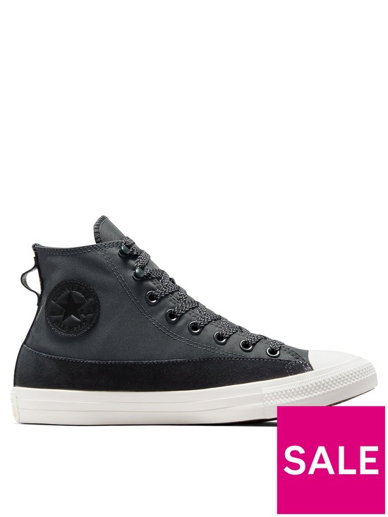 front image of converse-chuck-taylor-all-star-trainers-blackgrey