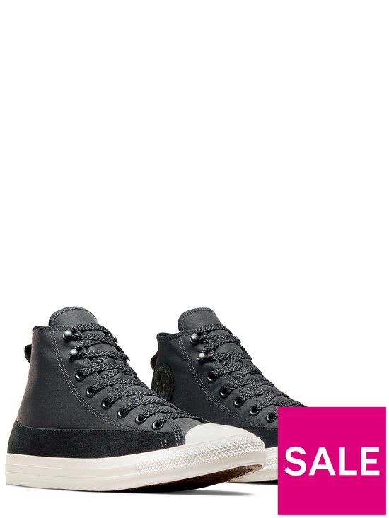 stillFront image of converse-chuck-taylor-all-star-trainers-blackgrey