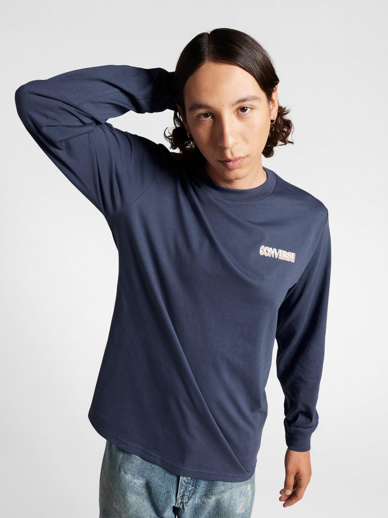 Converse long best sale sleeve t shirt