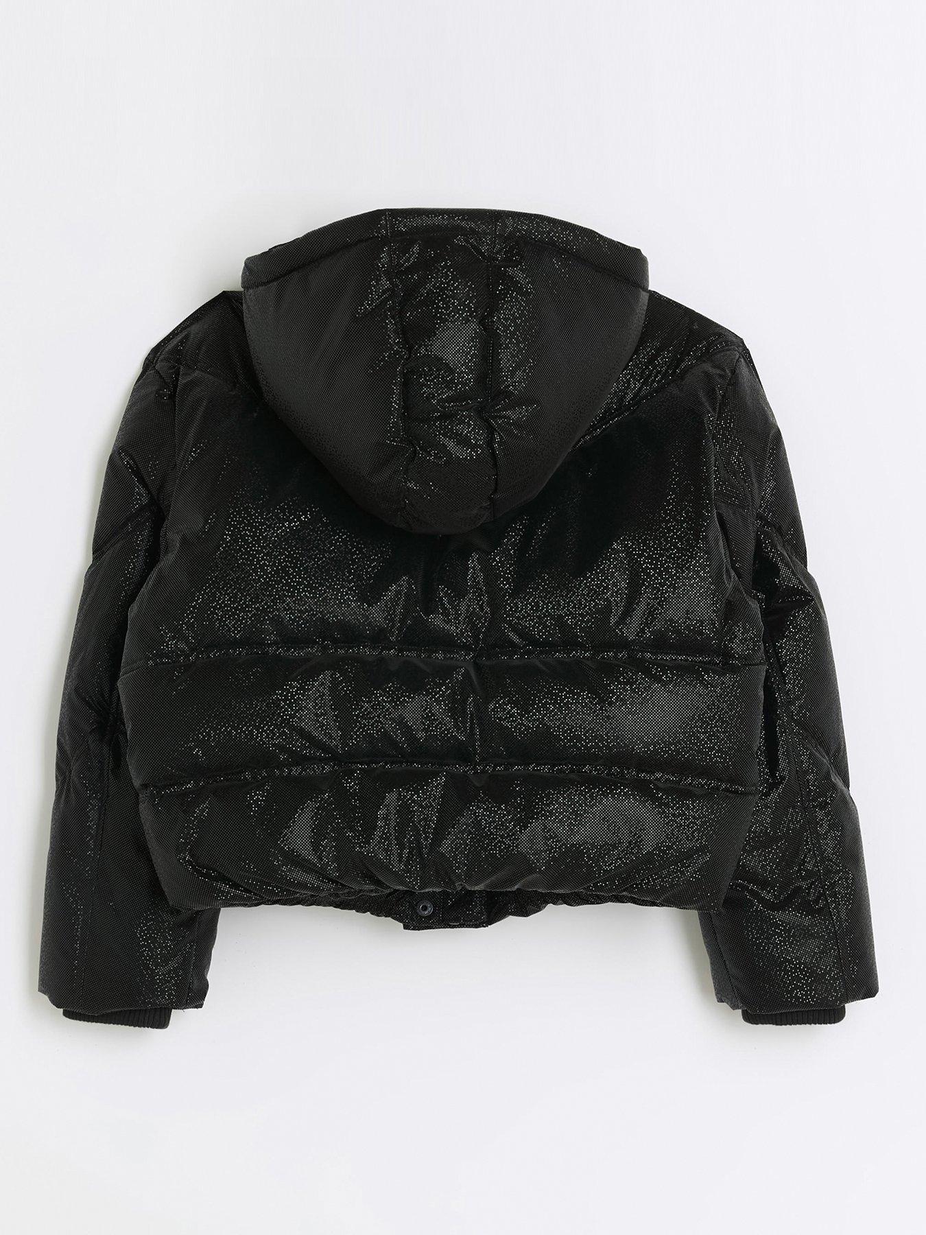 River island cheap girls black coat