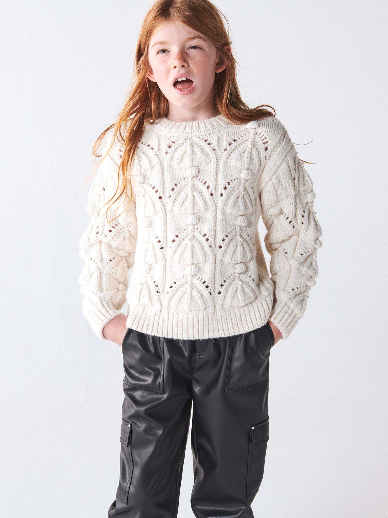 Cream 2024 embellished jumper