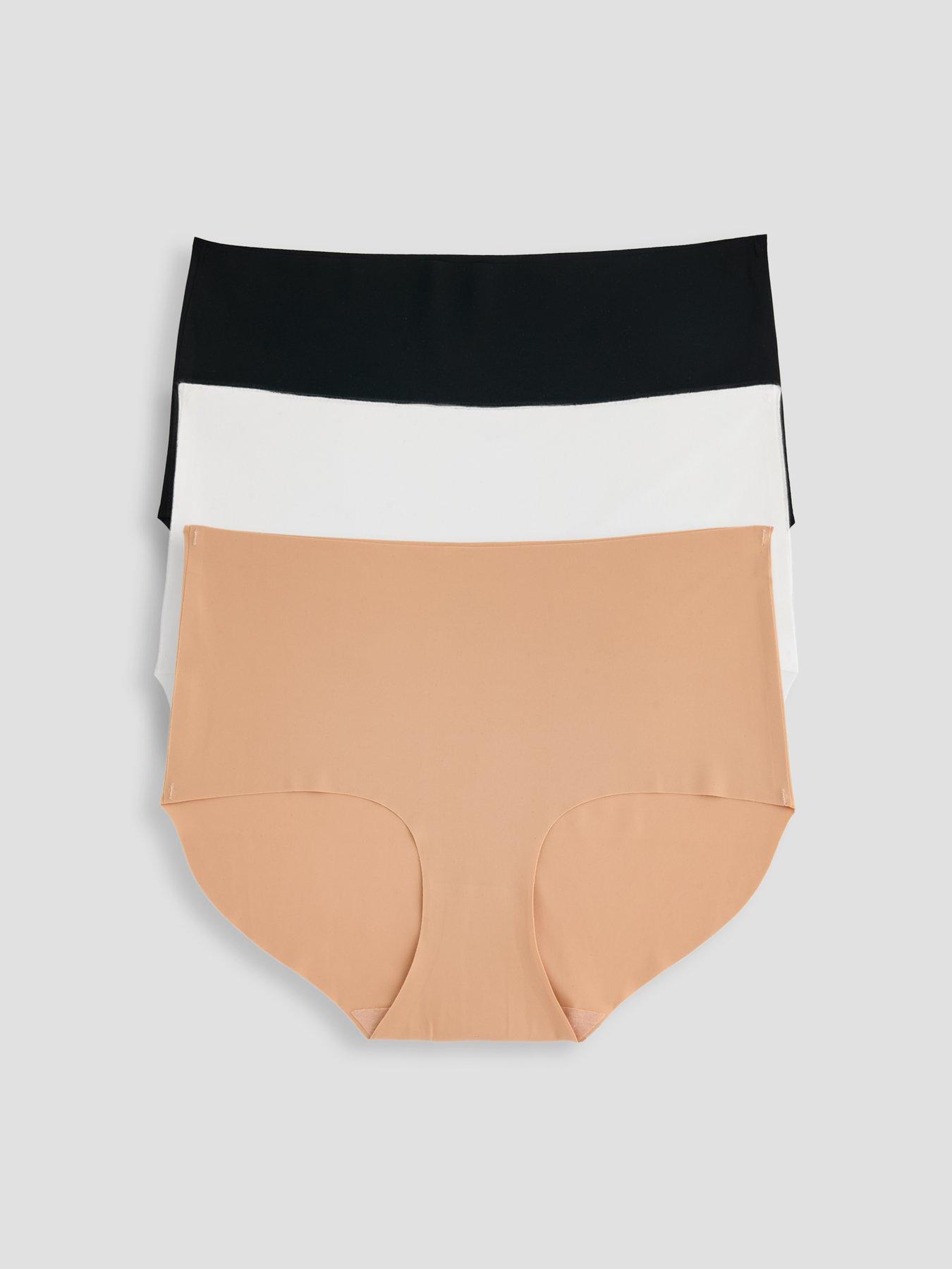 The Very Collection: 3 Pack No Vpl High Waist Full Brief - Multi