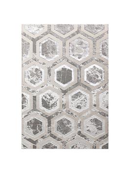 Product photograph of Asiatic Aurora Crystal Rug from very.co.uk