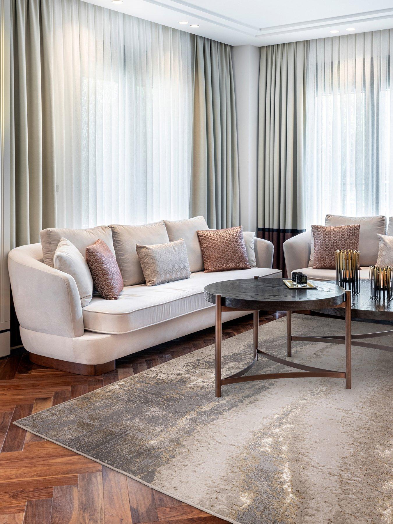Product photograph of Asiatic Aurora Cliff Rug from very.co.uk