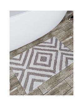 Product photograph of Croydex Tribal Stone Bath Mat from very.co.uk