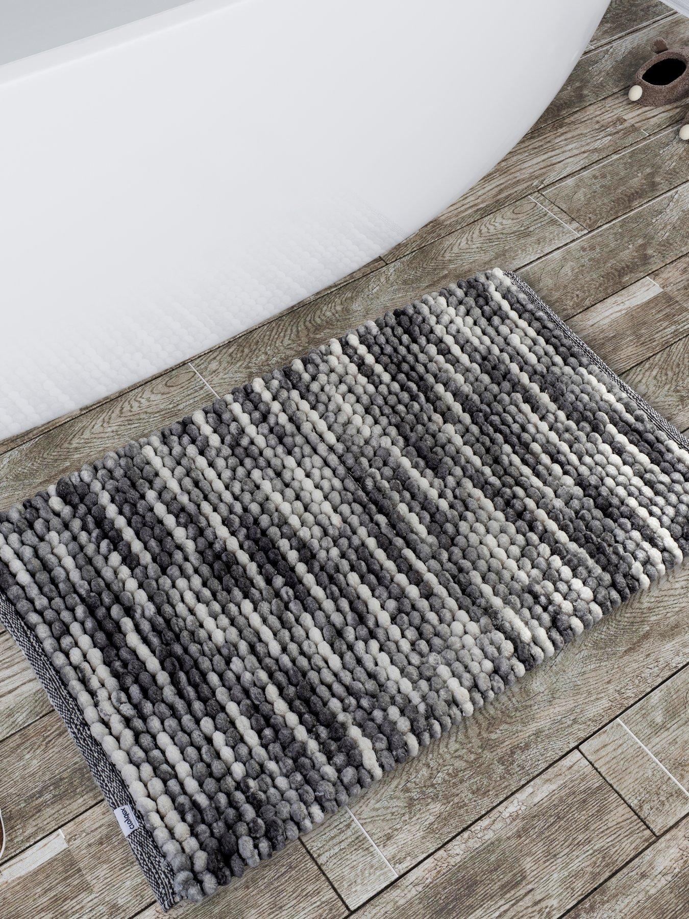 croydex-microspace-loop-grey-bath-mat
