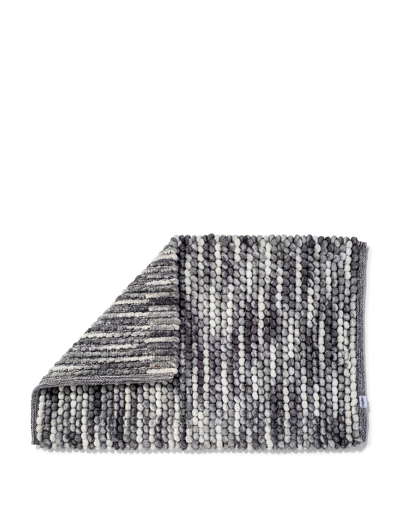 Image 2 of 4 of Croydex Microspace Loop Grey Bath Mat