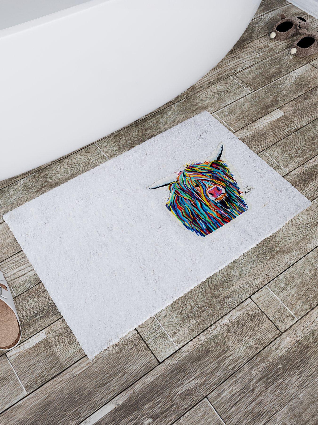 Image 1 of 4 of Croydex Steven Brown Bath Mat - Angus McCoo
