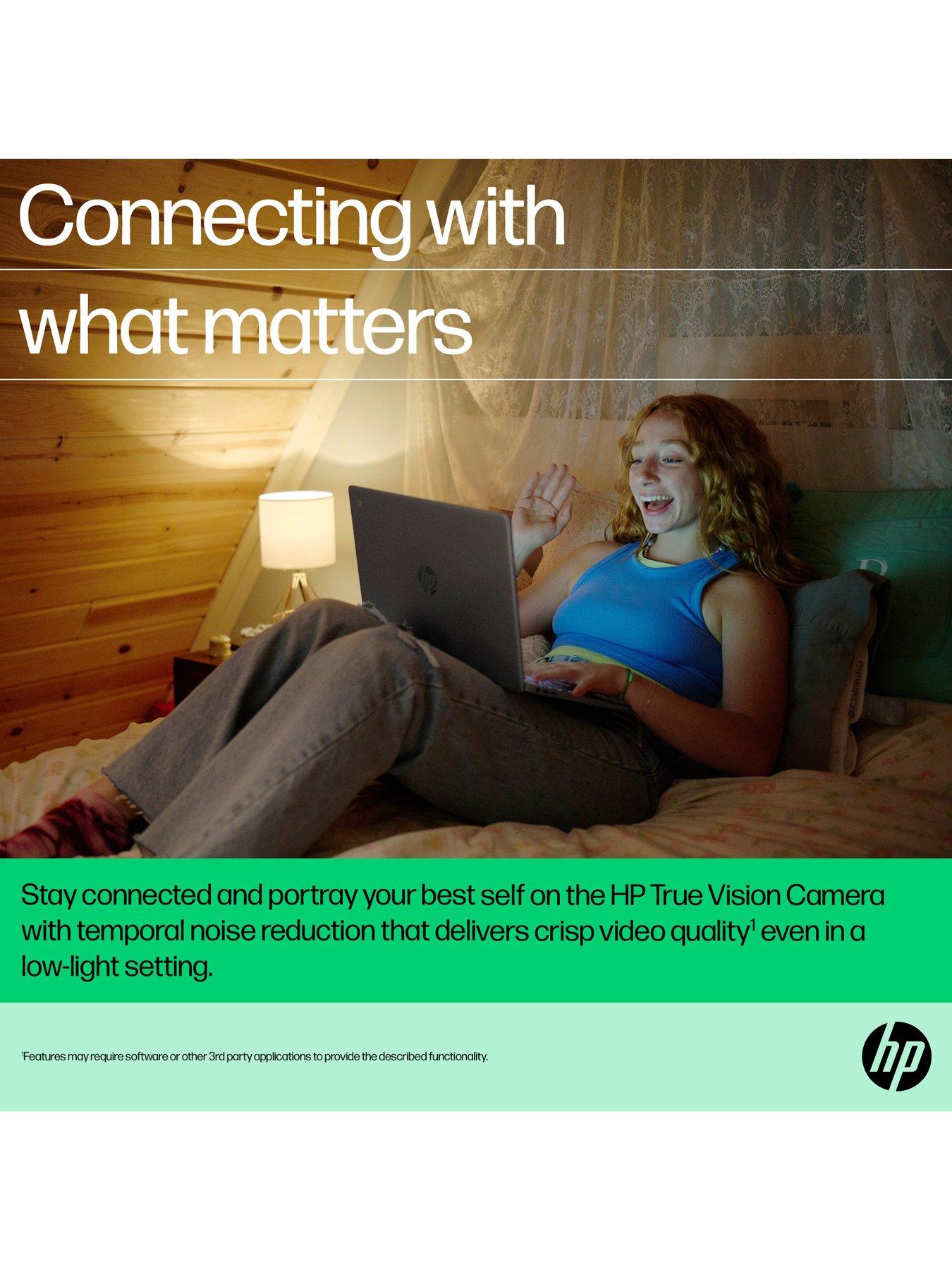 Image 5 of 8 of HP 15a-nb0004na Chromebook Plus - 15.6in FHD, Intel Core i3, 8GB RAM, 128GB Storage - Mineral Silver