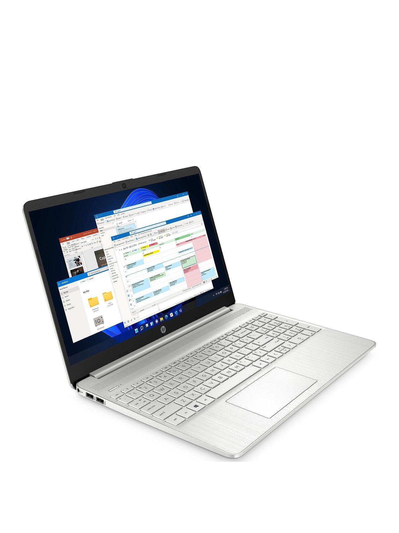 Image 1 of 7 of HP 15s-fq5021na Laptop - 15.6in FHD,&nbsp;Intel Core i5, 8GB RAM,&nbsp;256GB SSD - Silver