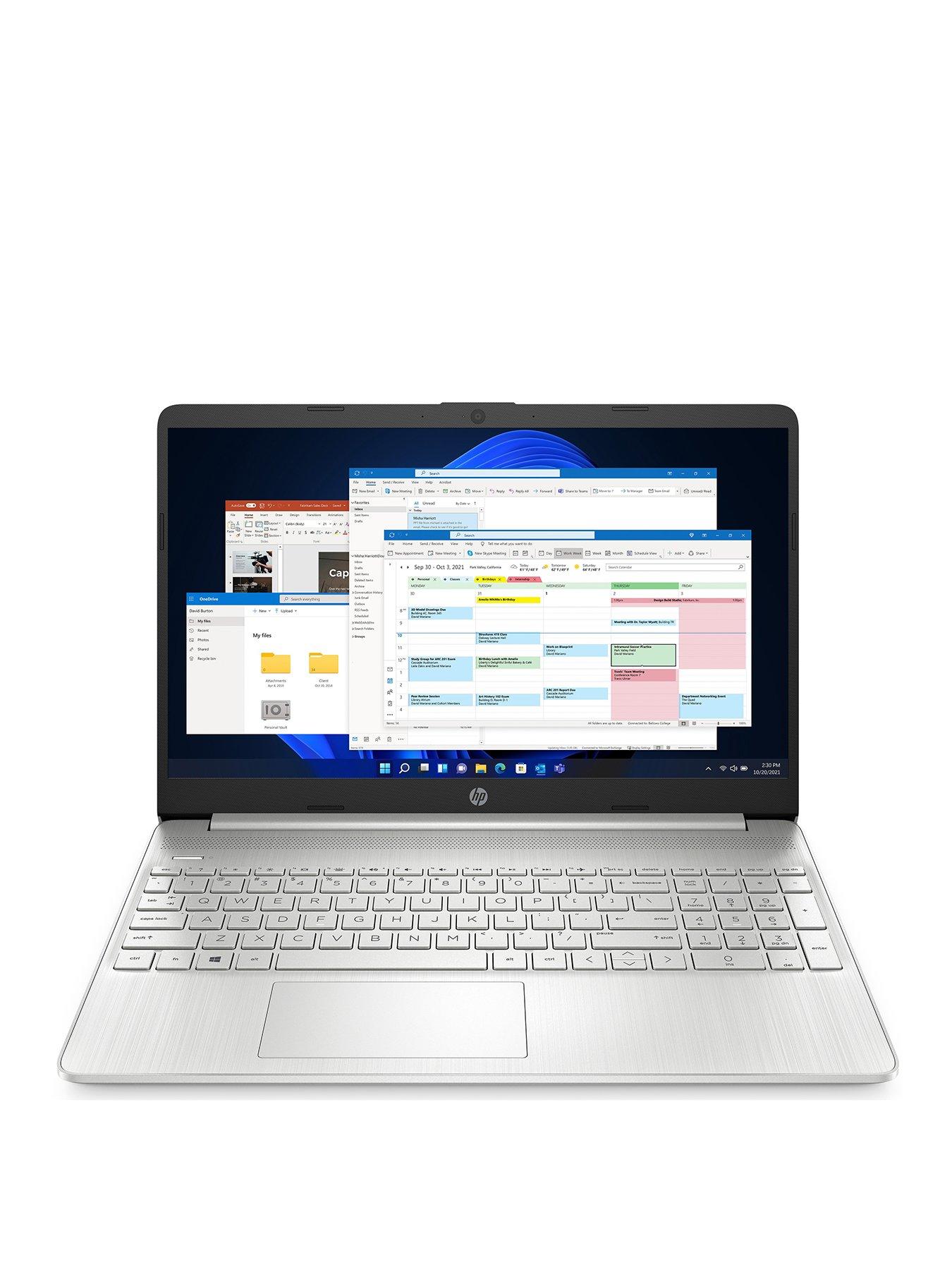 Image 3 of 7 of HP 15s-fq5021na Laptop - 15.6in FHD,&nbsp;Intel Core i5, 8GB RAM,&nbsp;256GB SSD - Silver