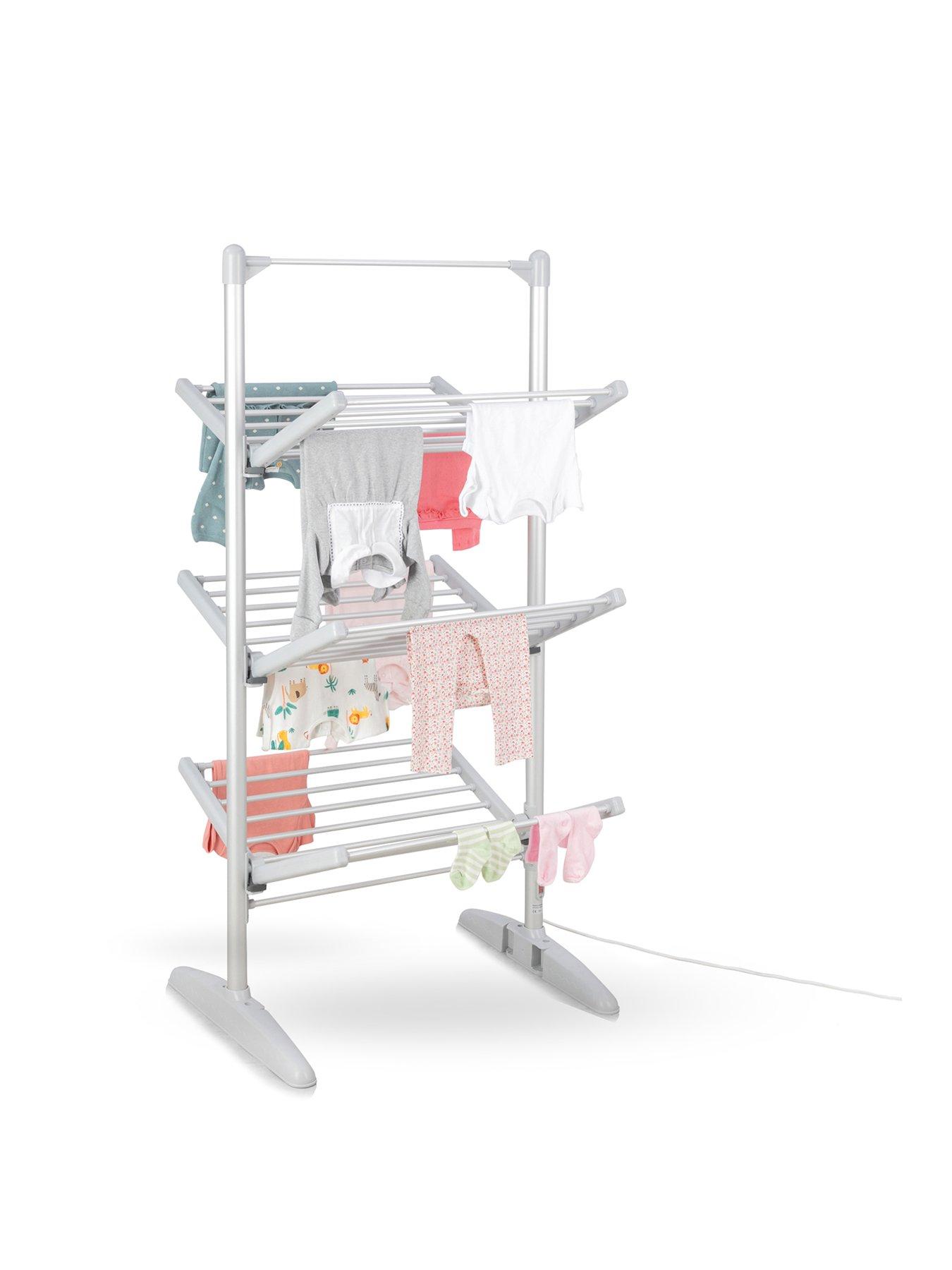 Product photograph of Minky Suredri Vertex 3-tier Heated Clothes Airer from very.co.uk