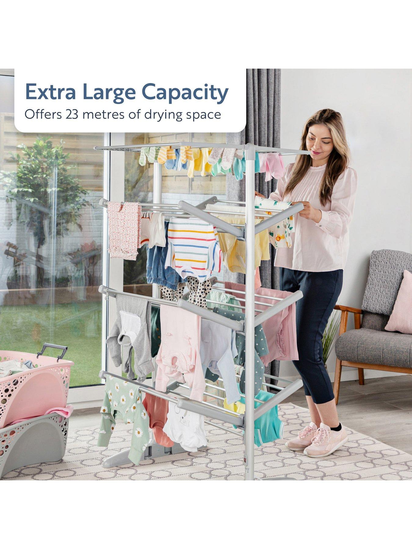 Image 4 of 5 of Minky Vertex 4 Tier Heated Airer With Cover
