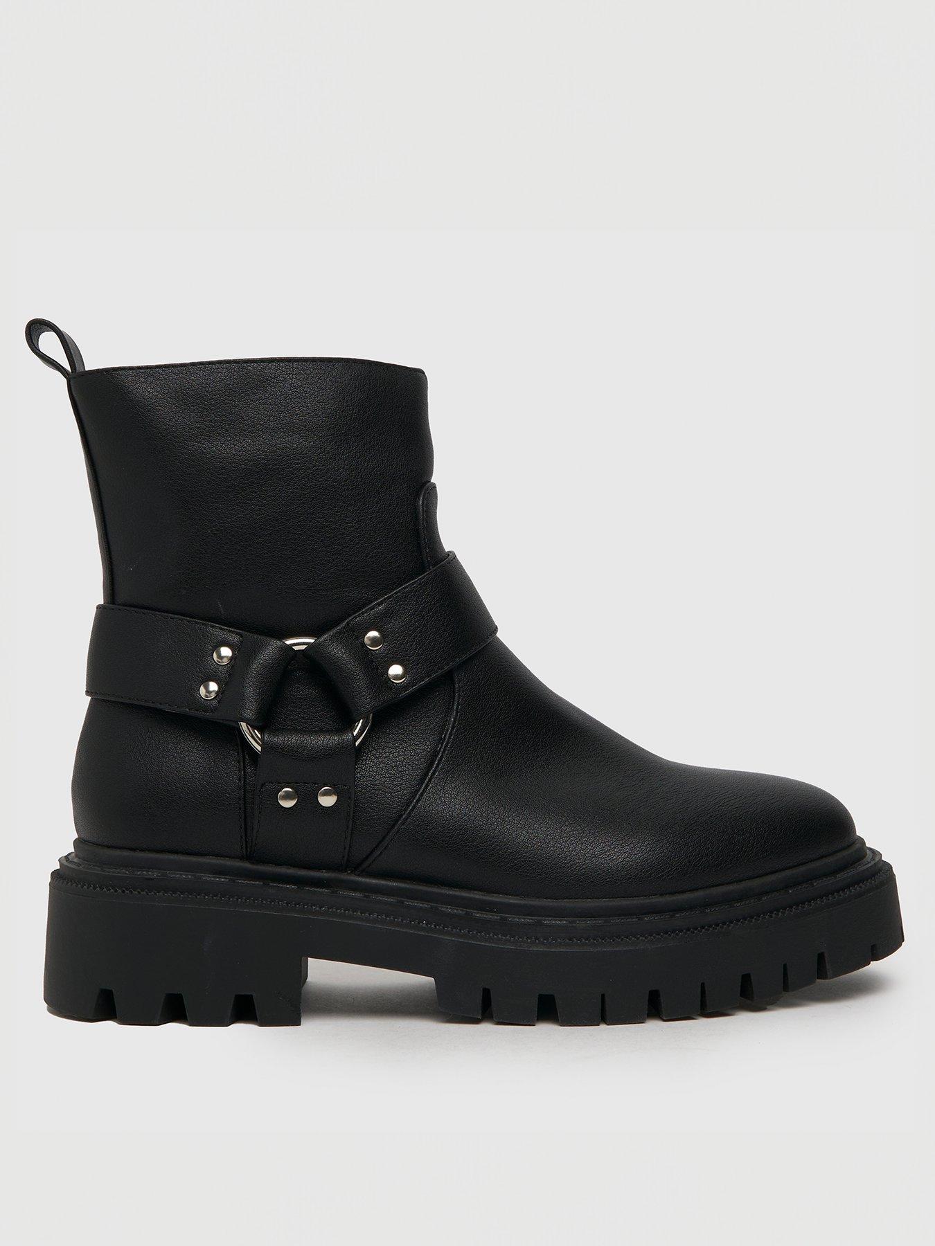 Black ankle 2024 boots schuh