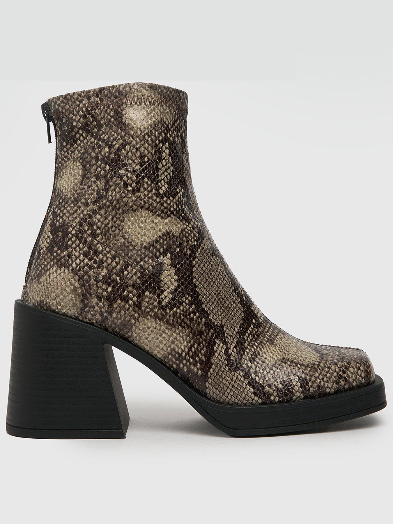 Dorothy perkins snake boots sale