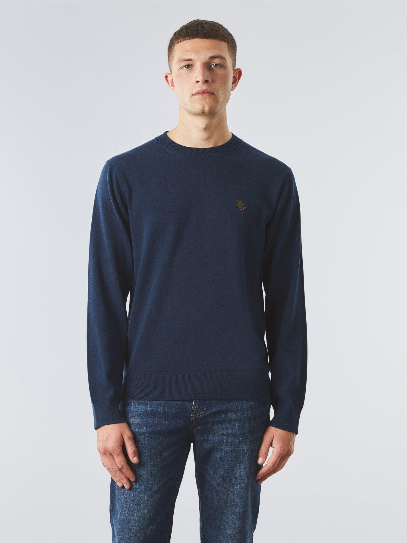 pretty-green-cotton-tipped-crew-knit-jumper-navy