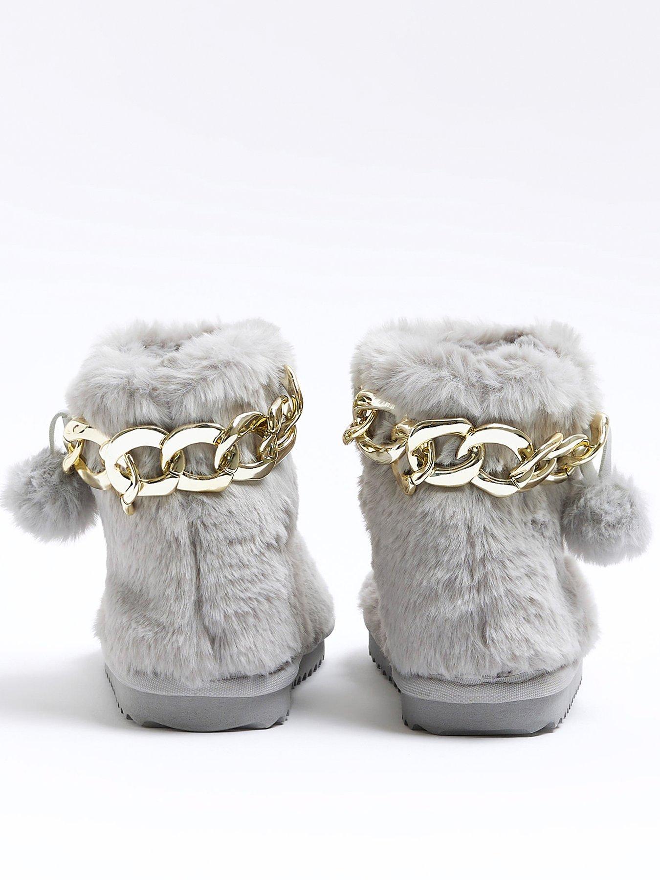 river island slipper boots