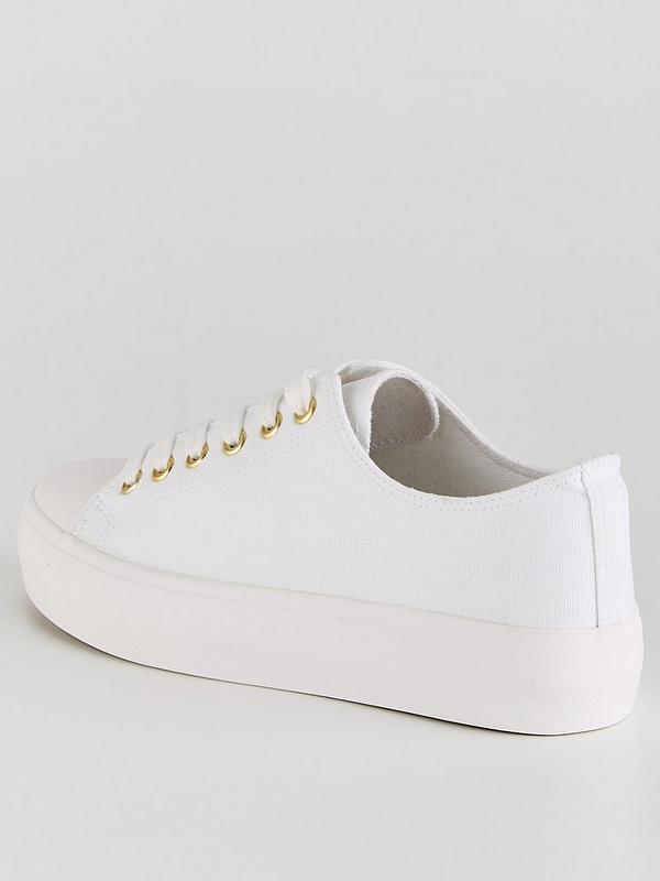 Everyday Wide Fit Canvas Lace Up Trainer | Very.co.uk
