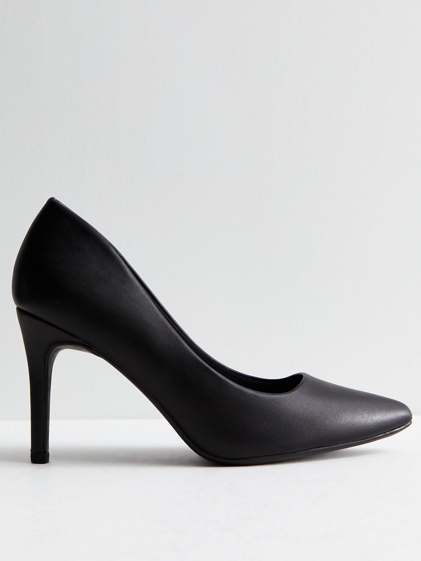 New look store black pointed heels