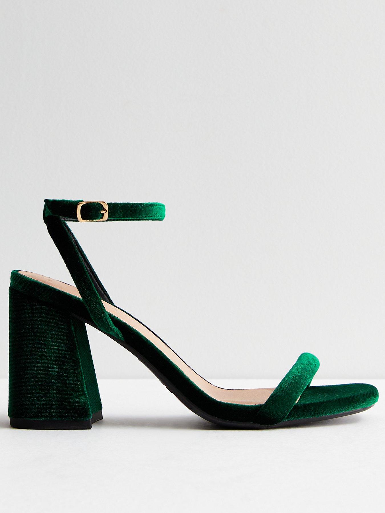 Military hot sale green heels