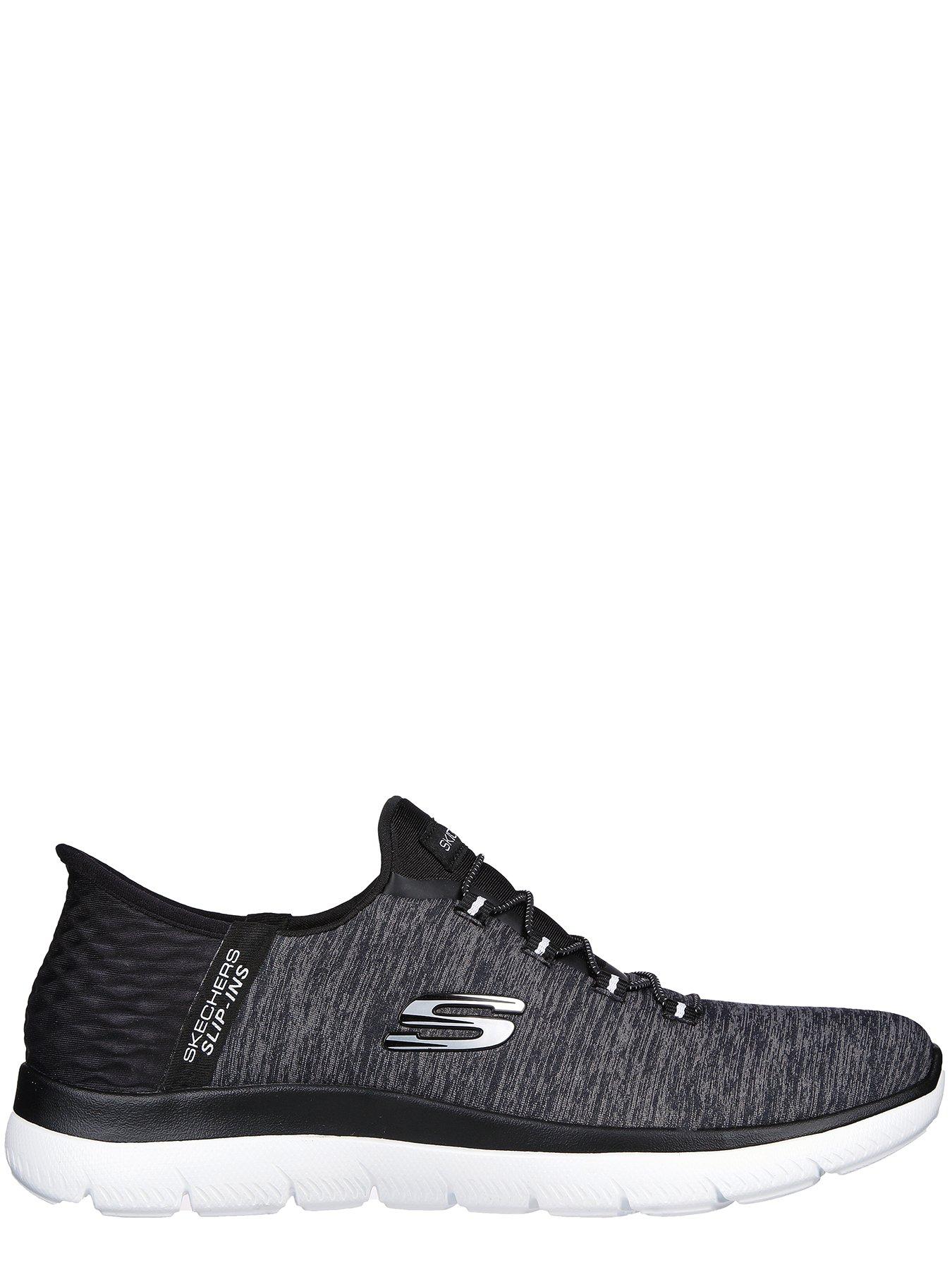 Skechers Summits Dazzling Haze Slip In Trainers Black White