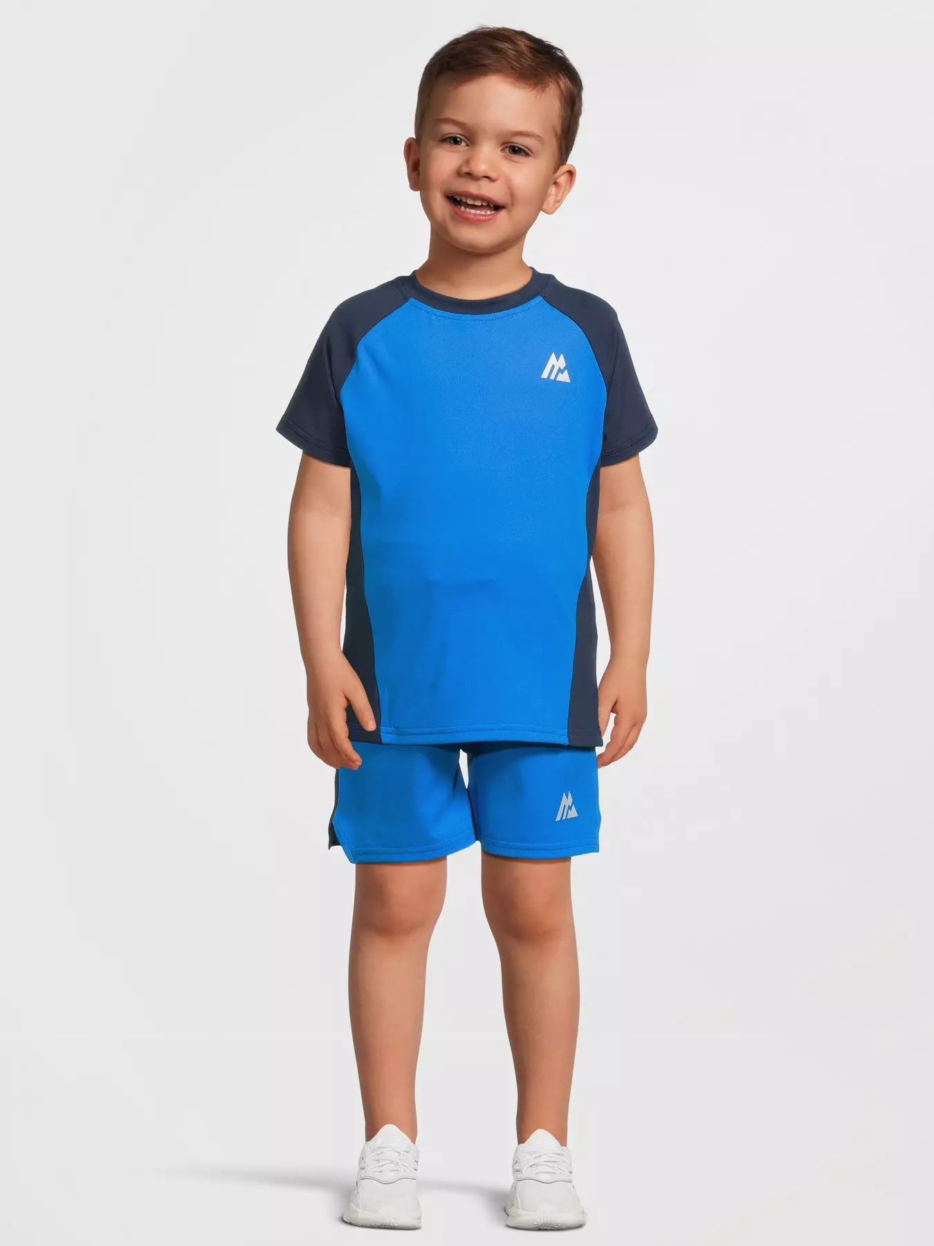Reflective Summer Short And Sweatshirt Set For Boys Short Sleeve T