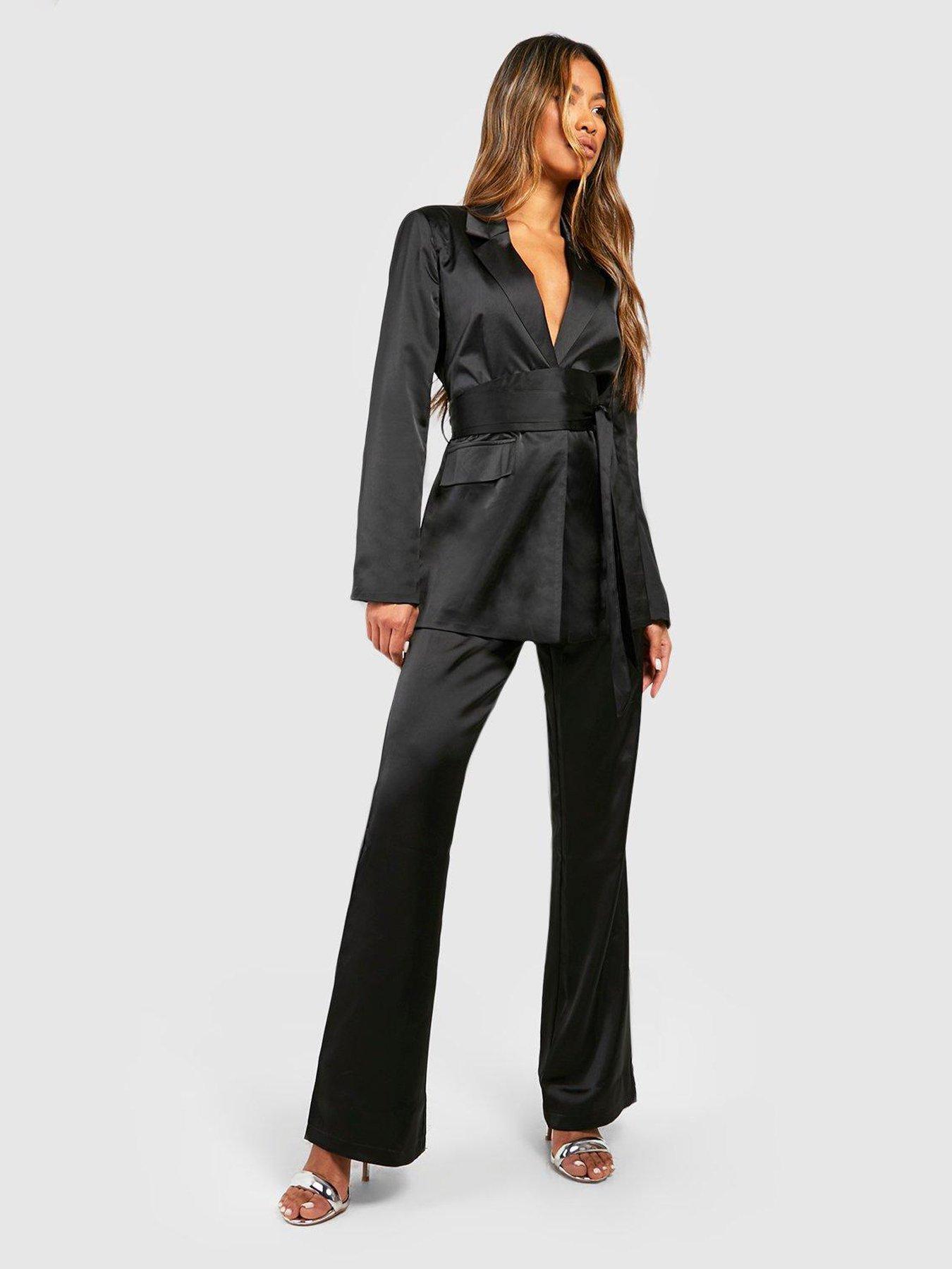 Matte hotsell black blazer