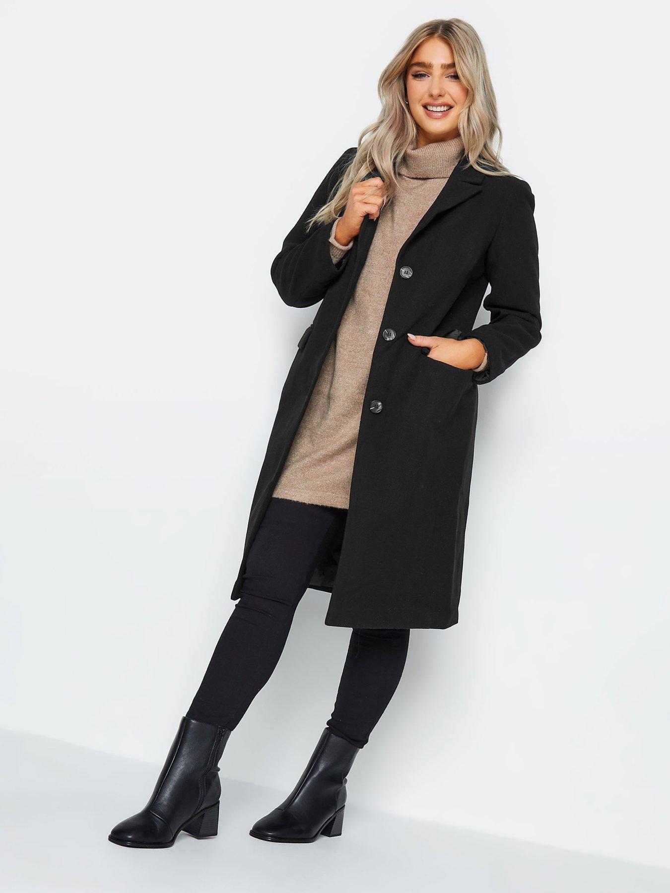 Black store city coat