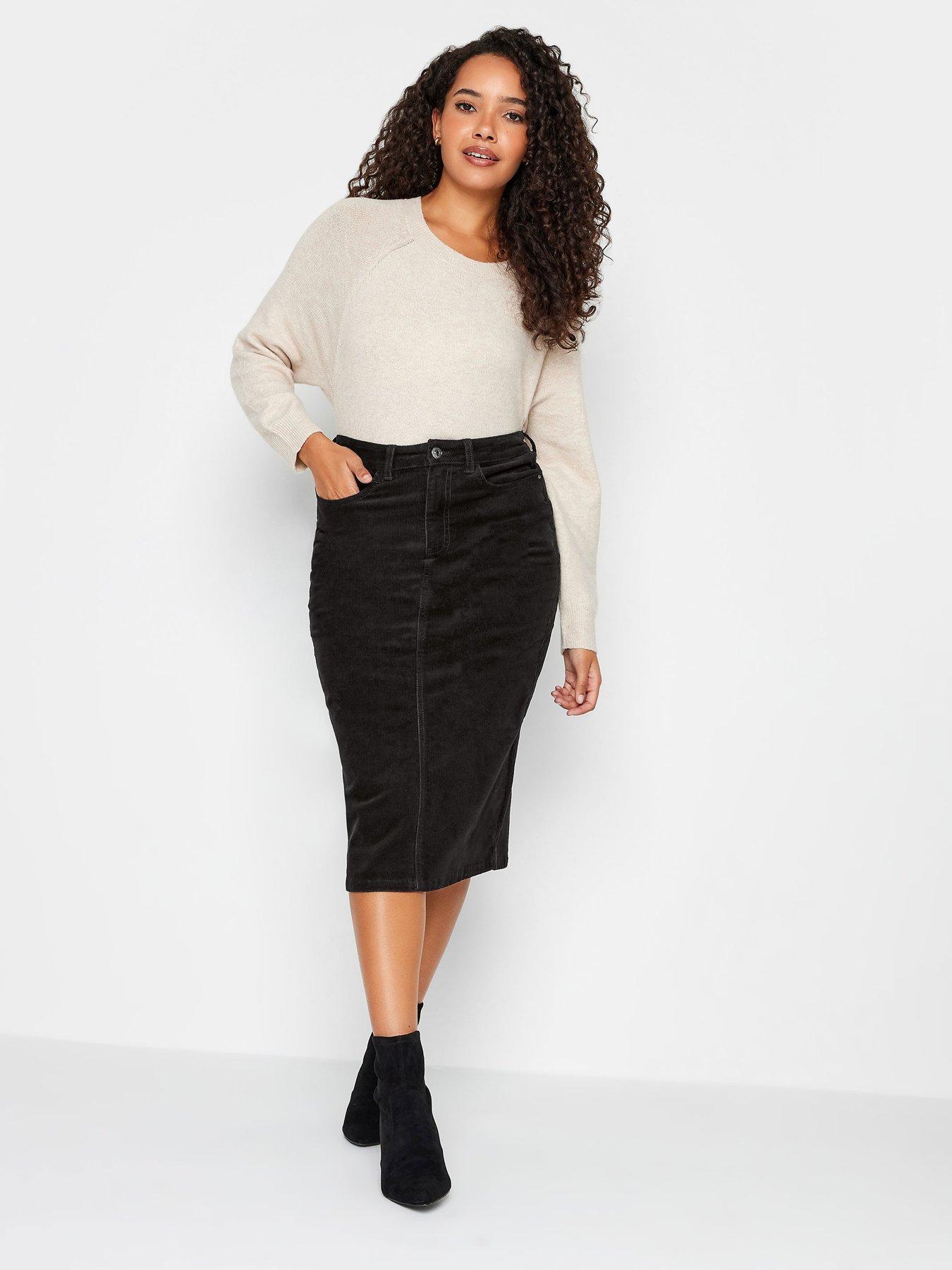 Cord skirt 2025 midi uk