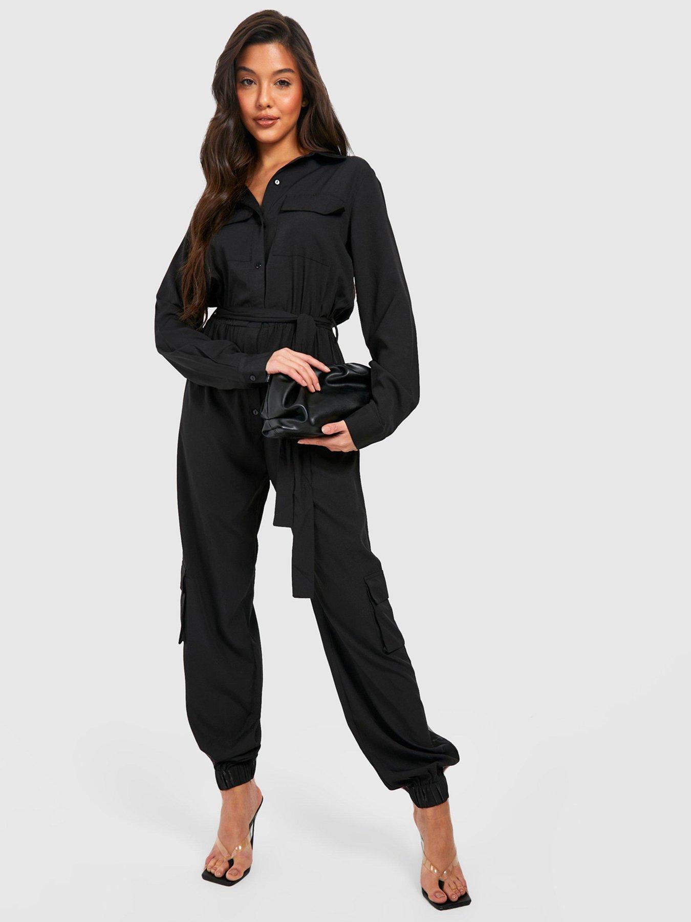 Black best sale boiler jumpsuit