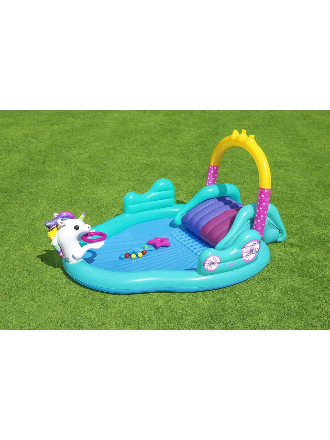 Bestway Magical Unicorn Inflatable Water Play Centre | Very.co.uk