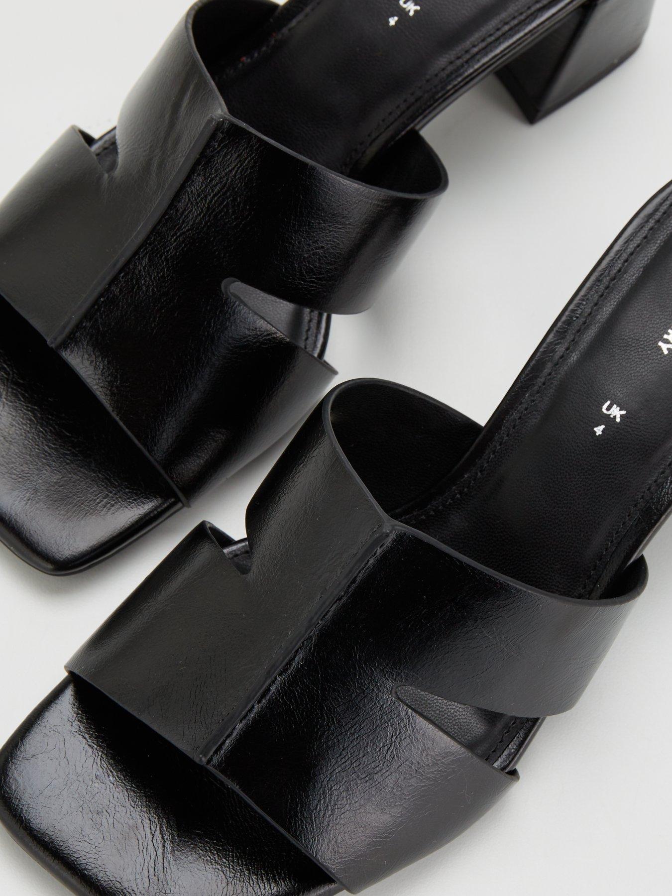 Block heel mules uk sale
