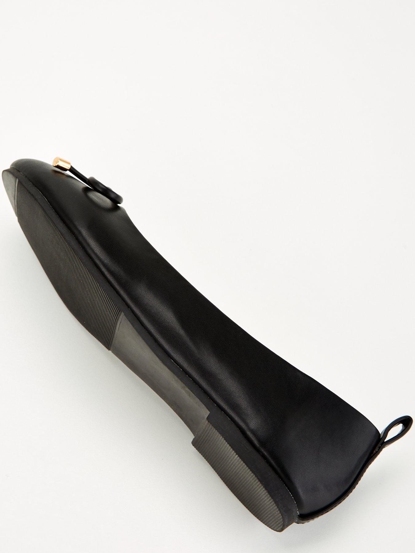 Image 5 of 6 of The Very Collection Round Toe Ballerina - Black